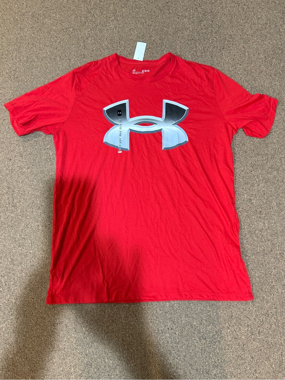 Under Armour Red Logo Tee XL